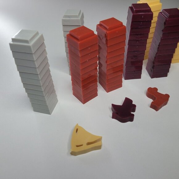 Advance To Boardwalk Replacement Pieces Tokens Hotels Bike Skate Boat Scooter - Picture 5 of 6